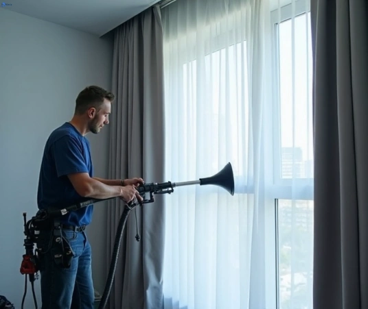 Professional curtain steam cleaning process equipment Matty Curtain Cleaning ardeer-vic