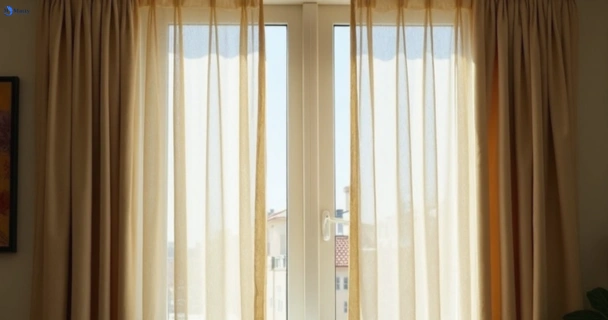 Dusty and dull curtains in ardeer-vic before steam cleaning